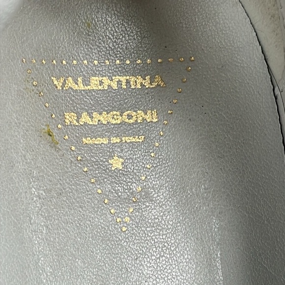 Valentina Rangoni Samurai Fashion Loafer Sneakers Metallic Silver Moth Beetle 9 - Picture 11 of 16